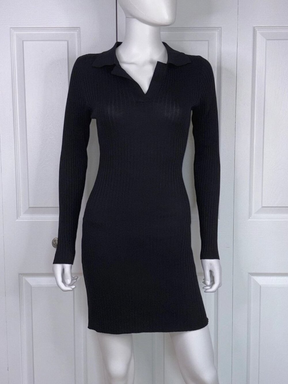 LOVE TREE women's polo neck long-sleeved dress small